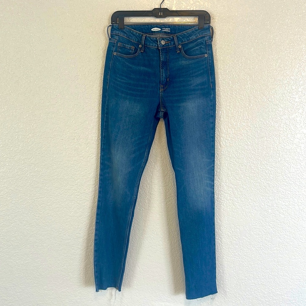 Power straight high rise jeans